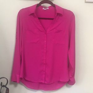 Express magenta Portofino shirt